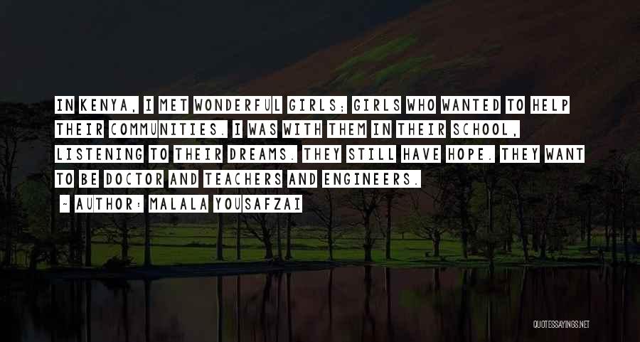 Wonderful Teachers Quotes By Malala Yousafzai