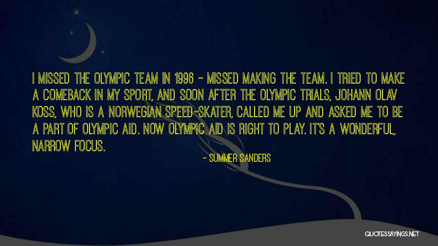 Wonderful Team Quotes By Summer Sanders Wonderful Team Quotes By Summer Sanders