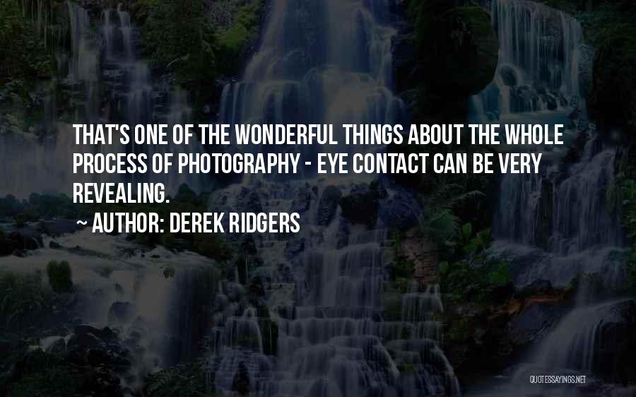 Wonderful Things Quotes By Derek Ridgers