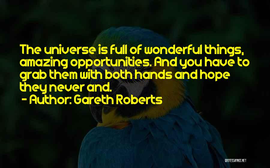 Wonderful Things Quotes By Gareth Roberts