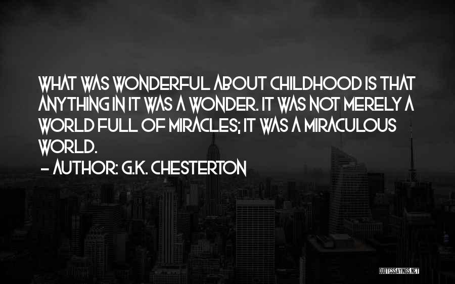 Wonderful World Of Quotes By G.K. Chesterton