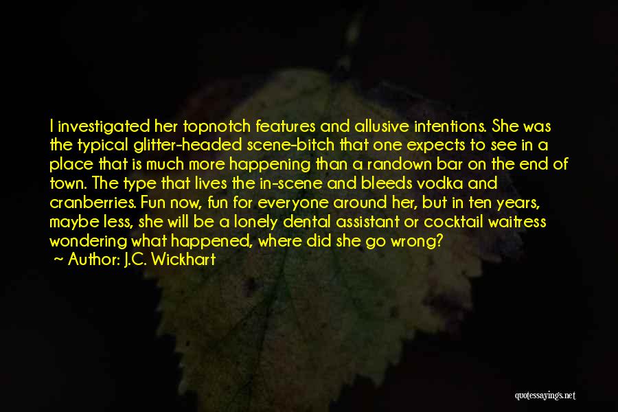 Wondering What I Did Wrong Quotes By J.C. Wickhart