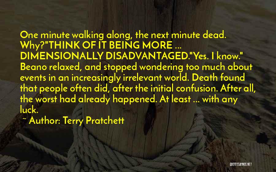 Wondering Why Quotes By Terry Pratchett