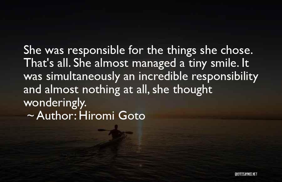 Wonderingly Quotes By Hiromi Goto