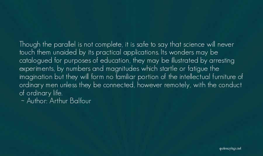 Wonders Of Science Quotes By Arthur Balfour