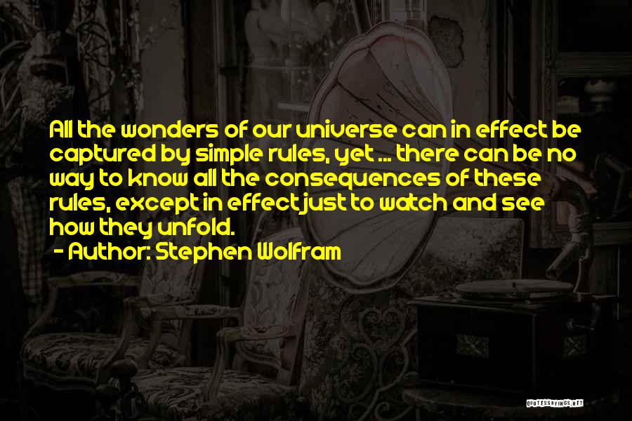 Wonders Of Science Quotes By Stephen Wolfram