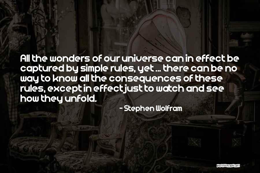 Wonders Of The Universe Quotes By Stephen Wolfram Wonders Of The Universe Quotes By Stephen Wolfram