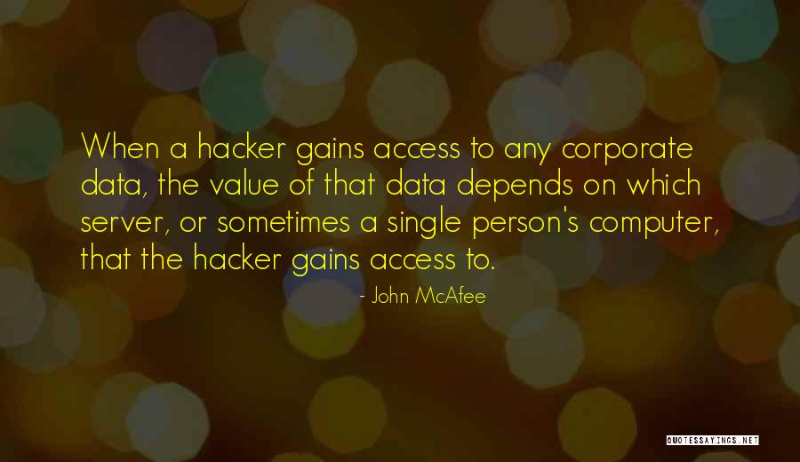 Wonson Complex Quotes By John McAfee Wonson Complex Quotes By John McAfee