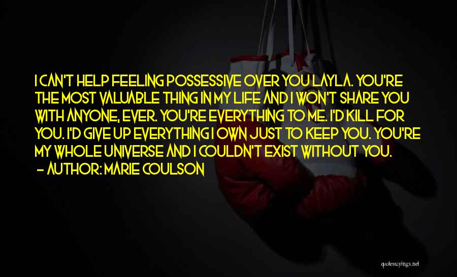 Won't Give Up You Quotes By Marie Coulson