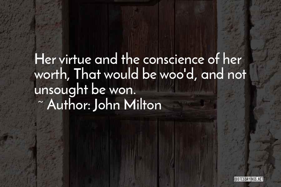 Woo Quotes By John Milton