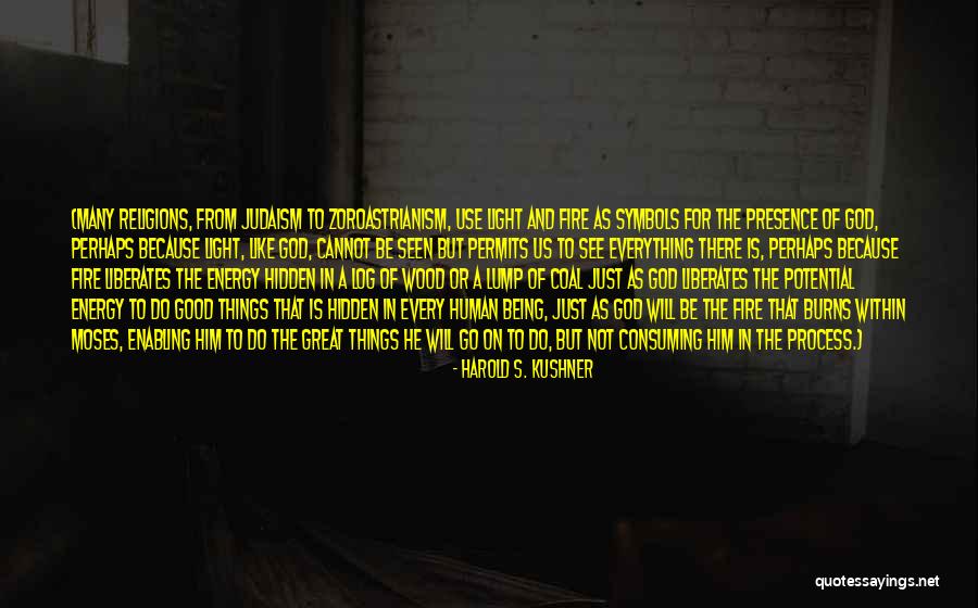 Wood And Fire Quotes By Harold S. Kushner Wood And Fire Quotes By Harold S. Kushner