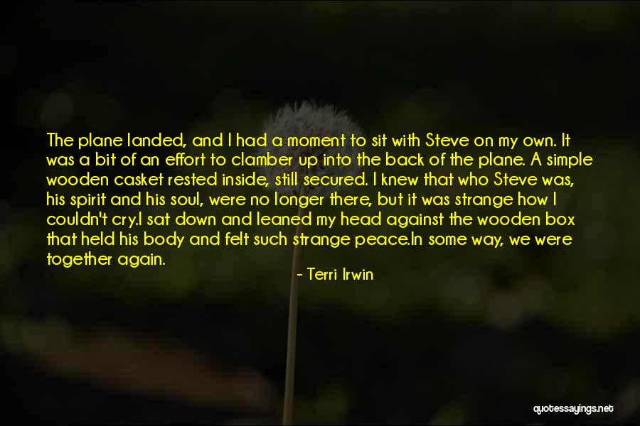 Wooden Box Quotes By Terri Irwin
