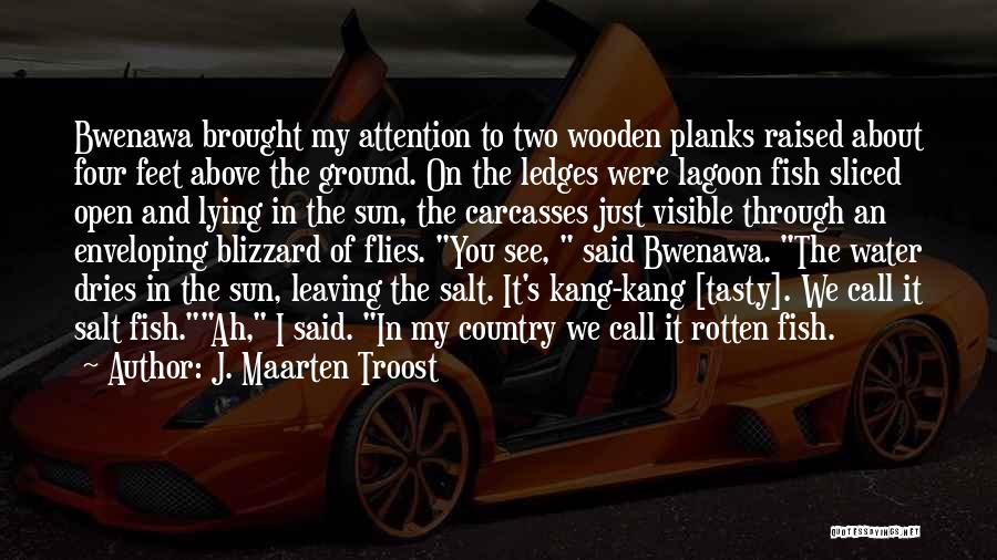 Wooden Quotes By J. Maarten Troost