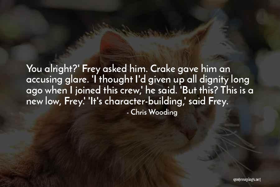 Wooding Quotes By Chris Wooding Wooding Quotes By Chris Wooding