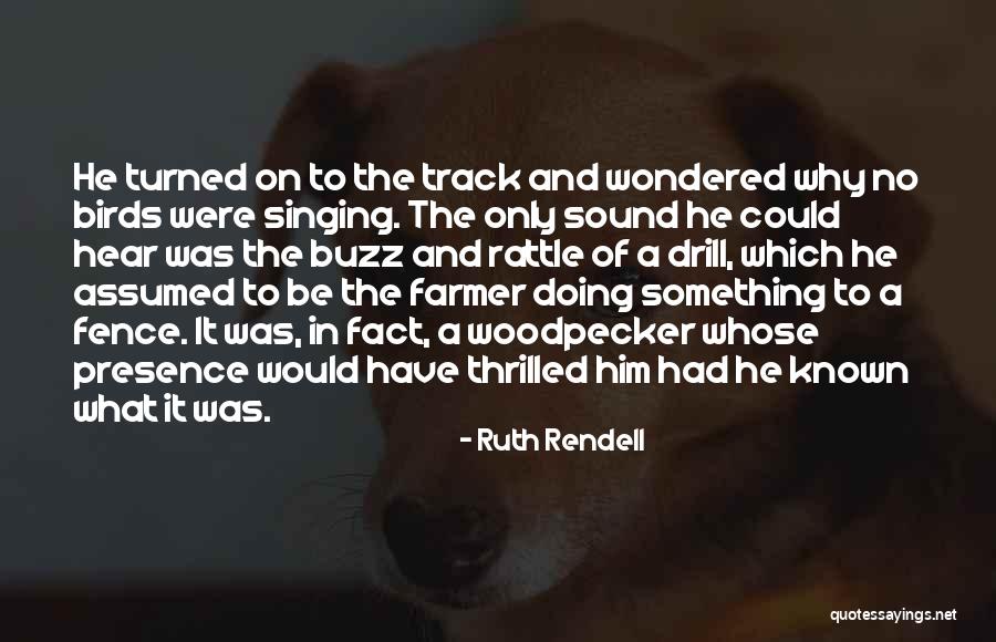 Woodpecker Quotes By Ruth Rendell Woodpecker Quotes By Ruth Rendell
