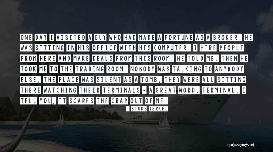 Woodzy The Owls Quotes By Studs Terkel
