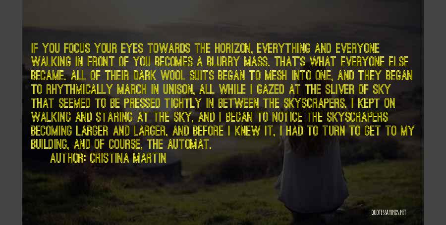 Wool Over Your Eyes Quotes By Cristina Martin