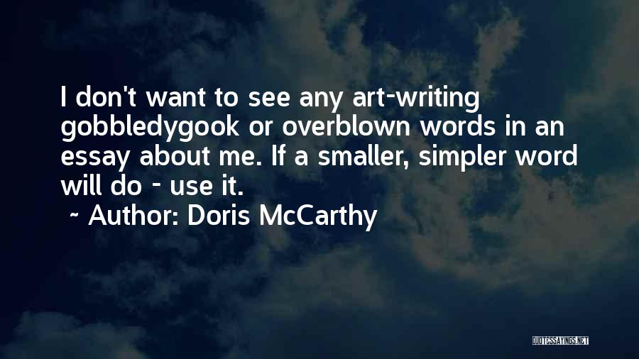 Word Art Quotes By Doris McCarthy