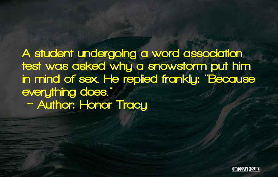 Word Association Quotes By Honor Tracy