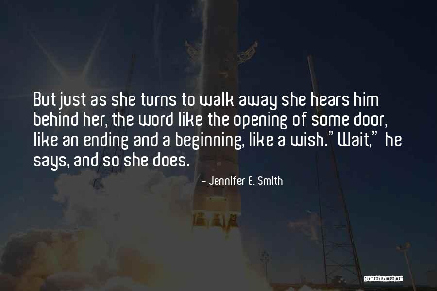 Word Away Quotes By Jennifer E. Smith Word Away Quotes By Jennifer E. Smith