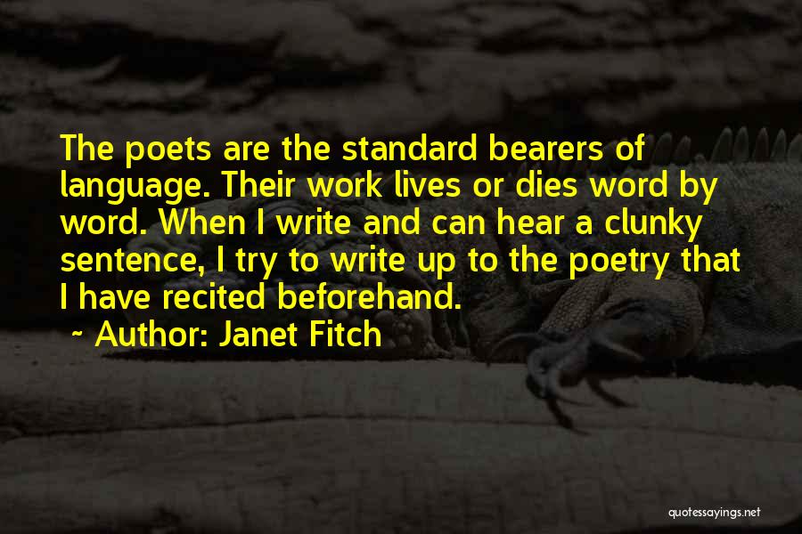 Word Bearers Quotes By Janet Fitch