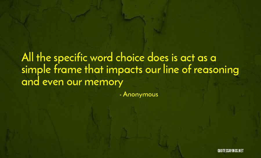 Word Choice Quotes By Anonymous Word Choice Quotes By Anonymous