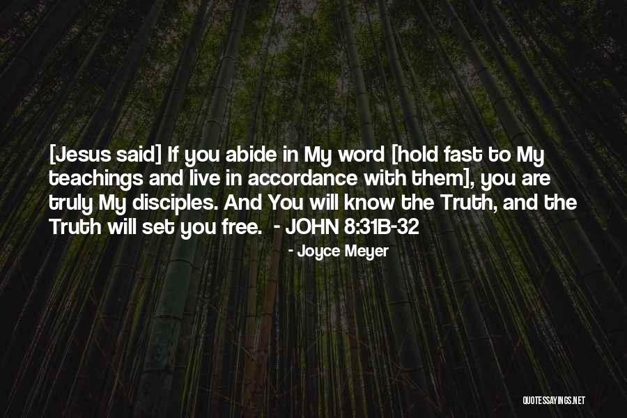 Word Free Quotes By Joyce Meyer