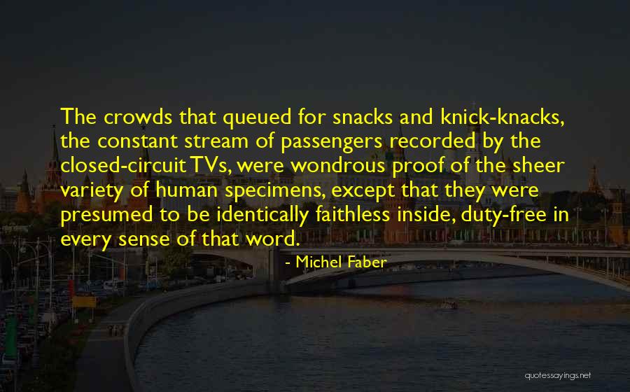 Word Free Quotes By Michel Faber