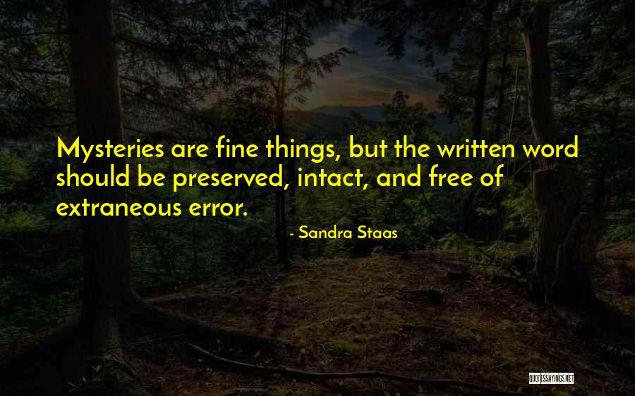 Word Free Quotes By Sandra Staas