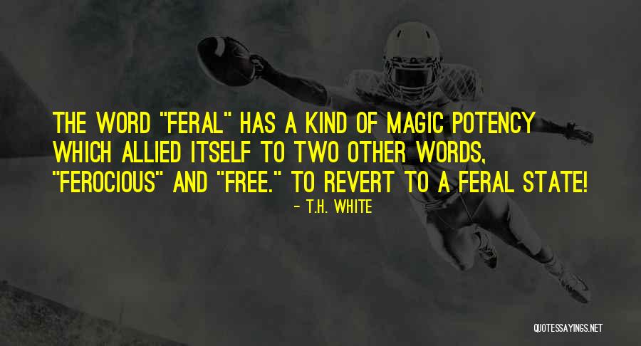 Word Free Quotes By T.H. White