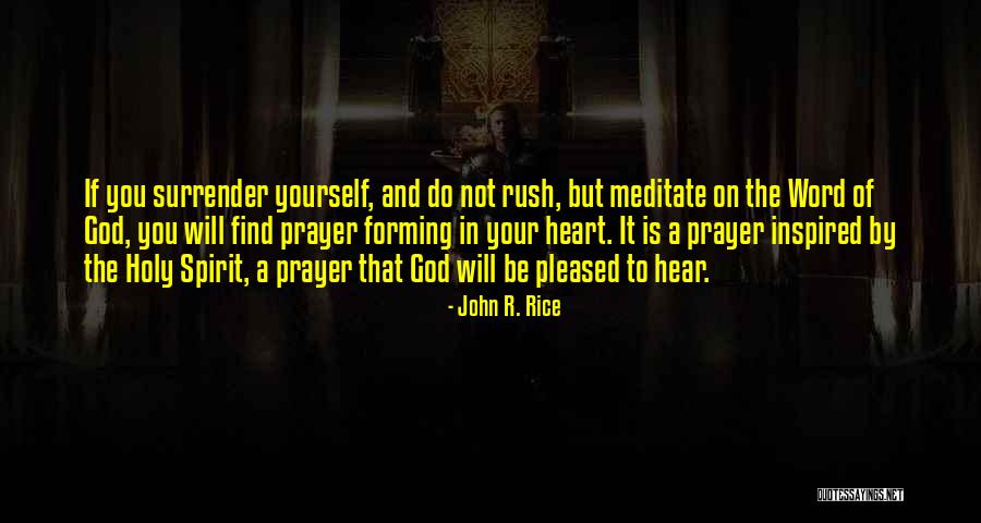 Word God Quotes By John R. Rice