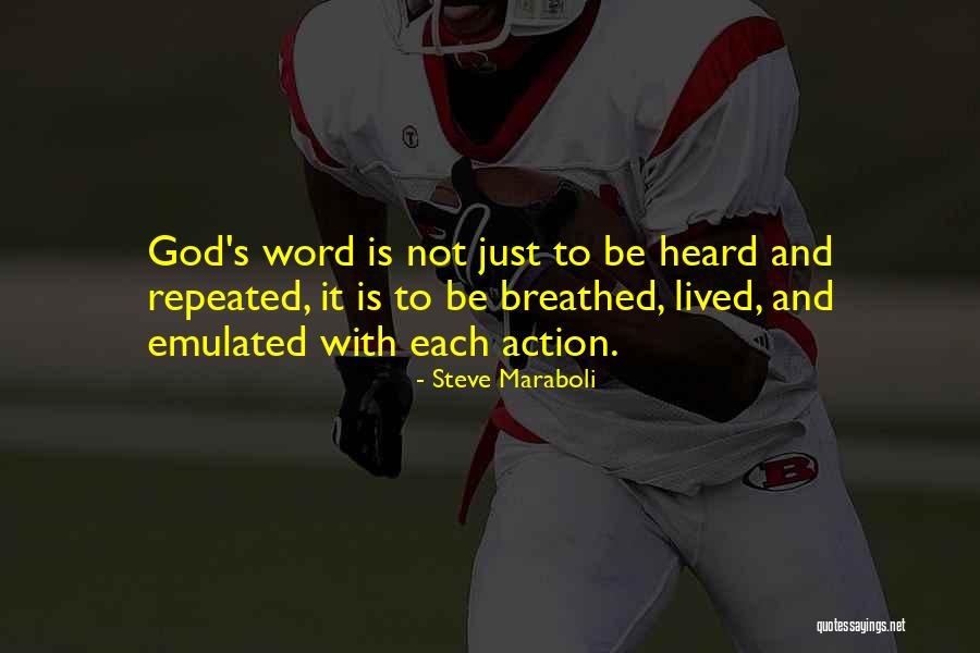 Word God Quotes By Steve Maraboli