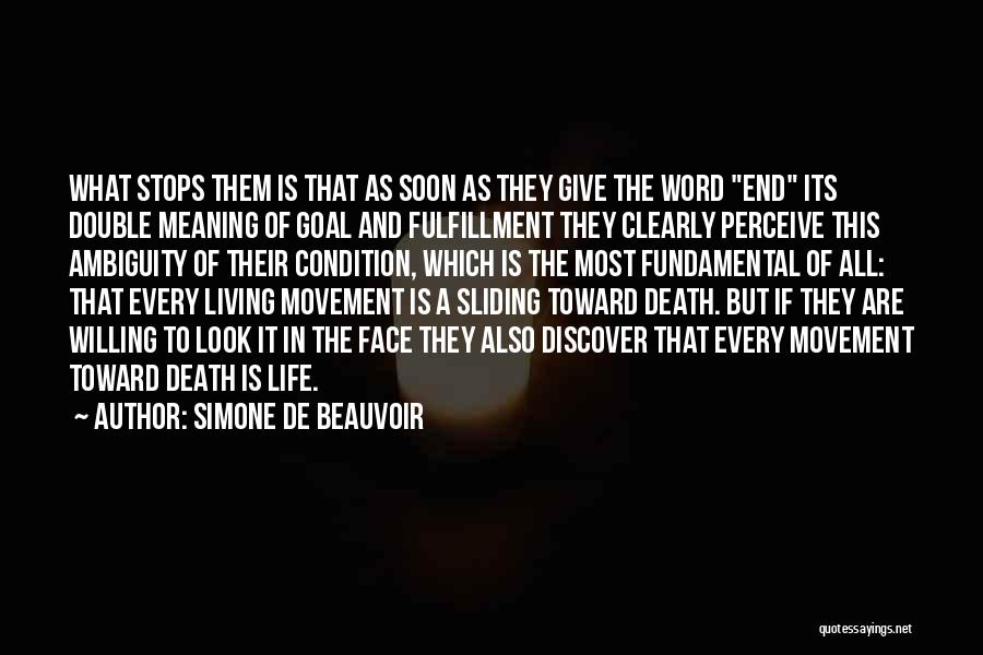 Word In Double Quotes By Simone De Beauvoir