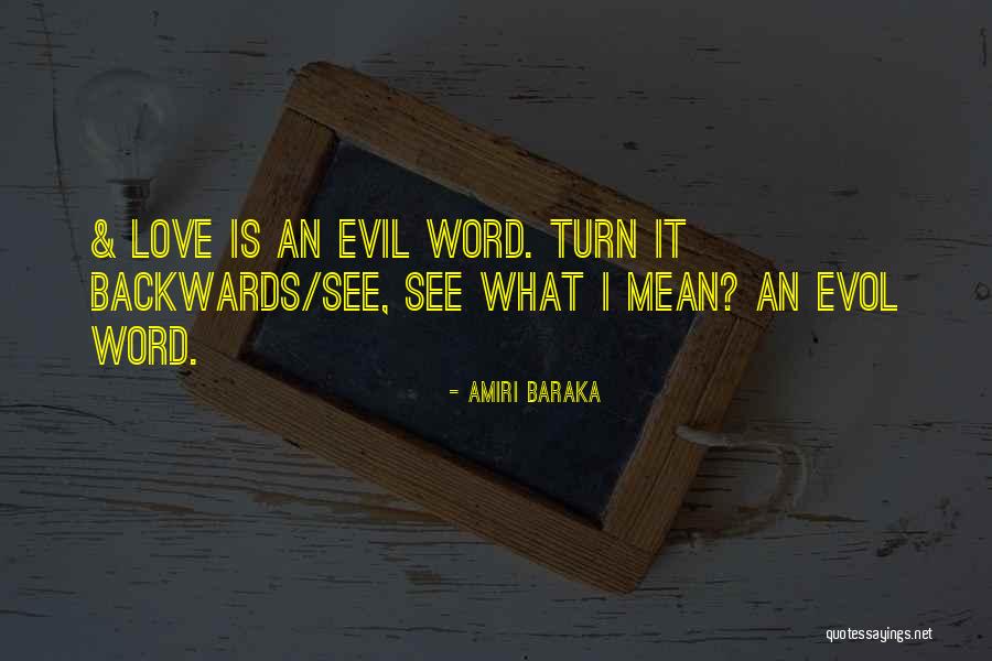 Word Love Quotes By Amiri Baraka
