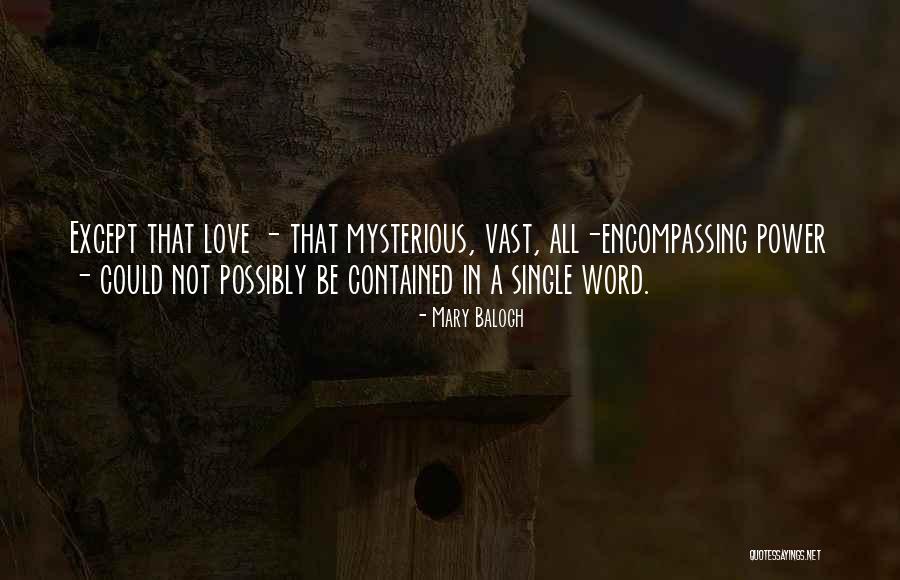 Word Love Quotes By Mary Balogh Word Love Quotes By Mary Balogh