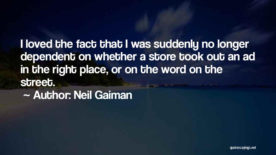 Word On The Street Quotes By Neil Gaiman