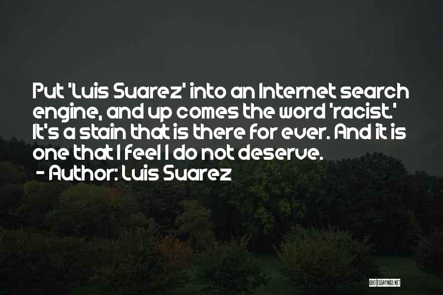 Word Search Quotes By Luis Suarez