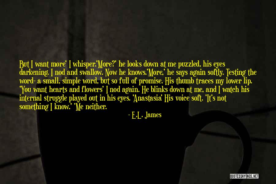 Word Soft Quotes By E.L. James Word Soft Quotes By E.L. James
