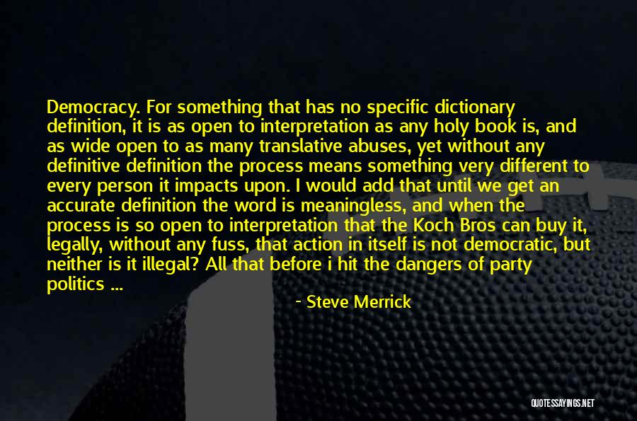 Word Something Different Quotes By Steve Merrick Word Something Different Quotes By Steve Merrick