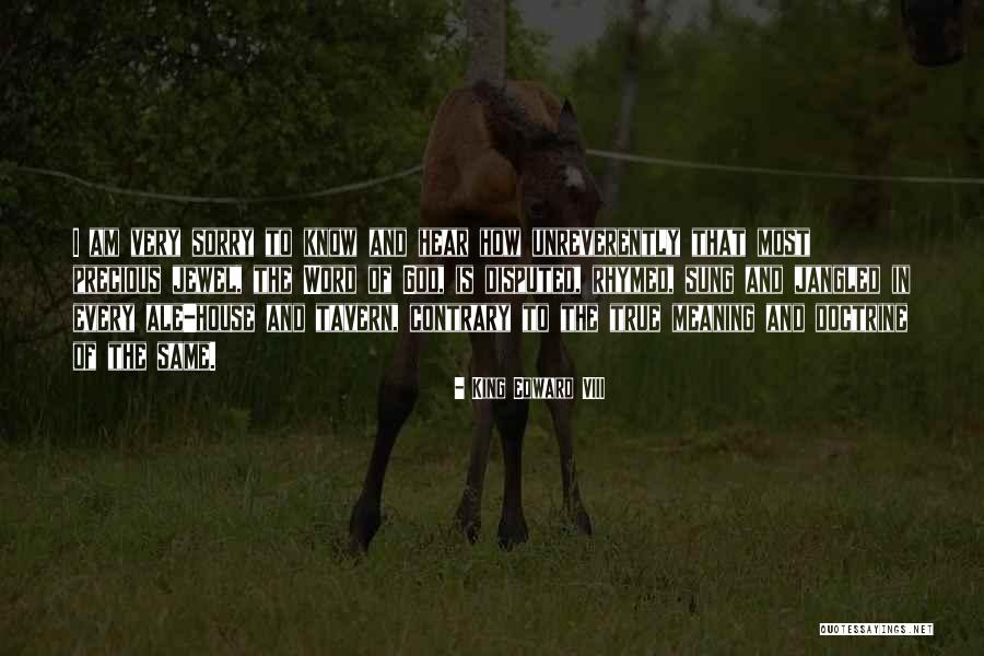 Word Sorry Quotes By King Edward VIII Word Sorry Quotes By King Edward VIII