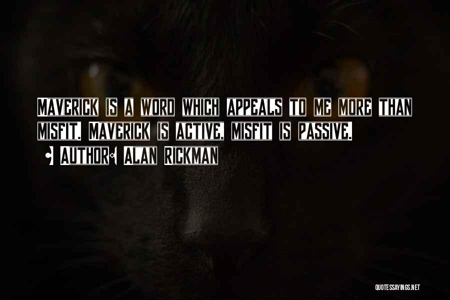 Word To Quotes By Alan Rickman