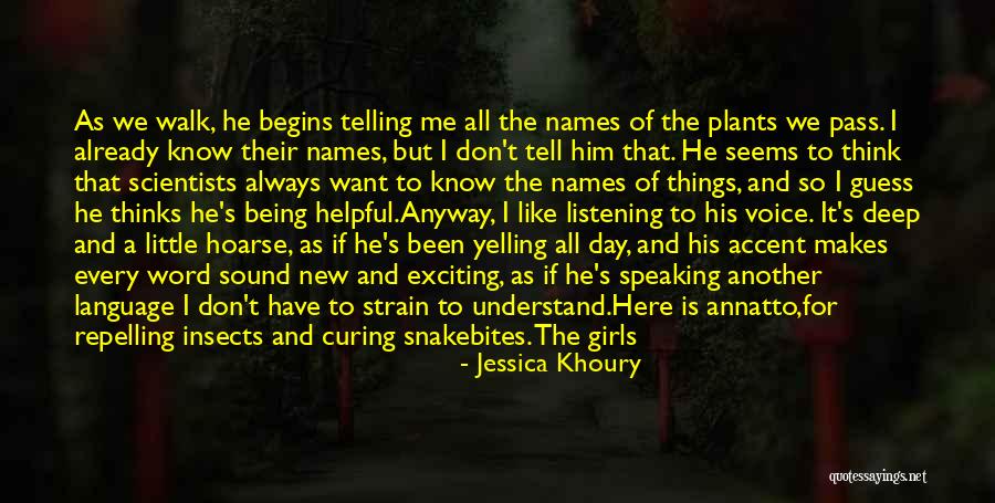 Word When Someone Thinks Quotes By Jessica Khoury Word When Someone Thinks Quotes By Jessica Khoury