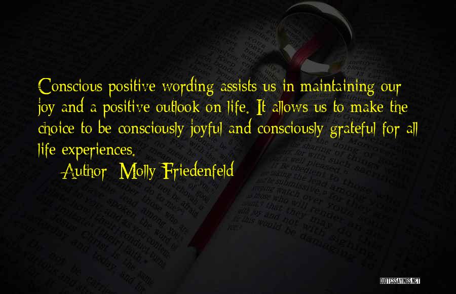 Wording Quotes By Molly Friedenfeld