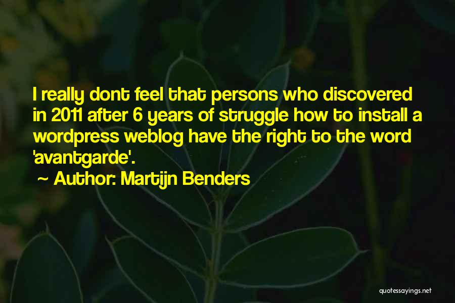 Wordpress Quotes By Martijn Benders