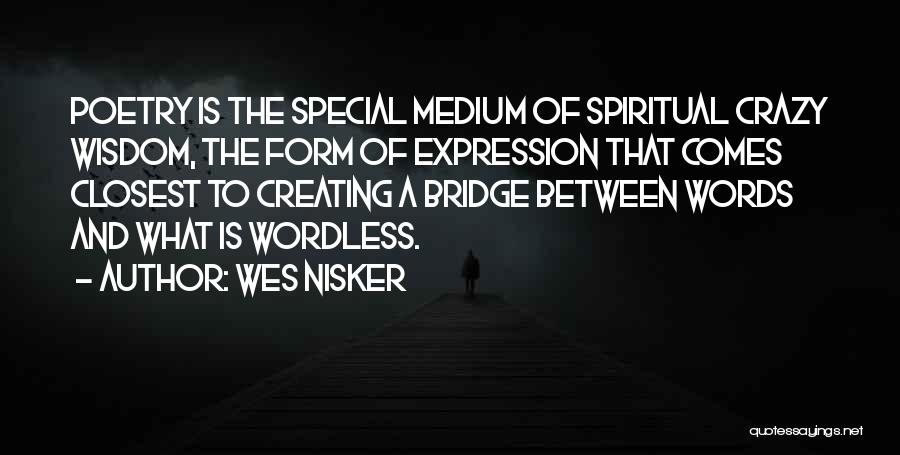 Words And Expression Quotes By Wes Nisker