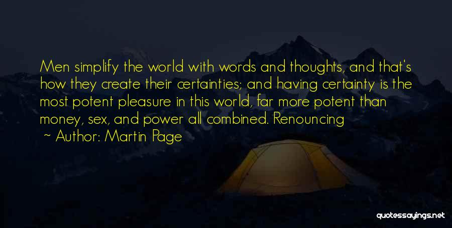 Words And Their Power Quotes By Martin Page