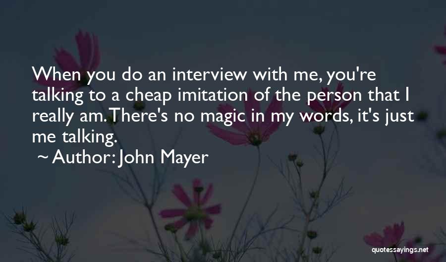 Words Are Cheap Quotes By John Mayer