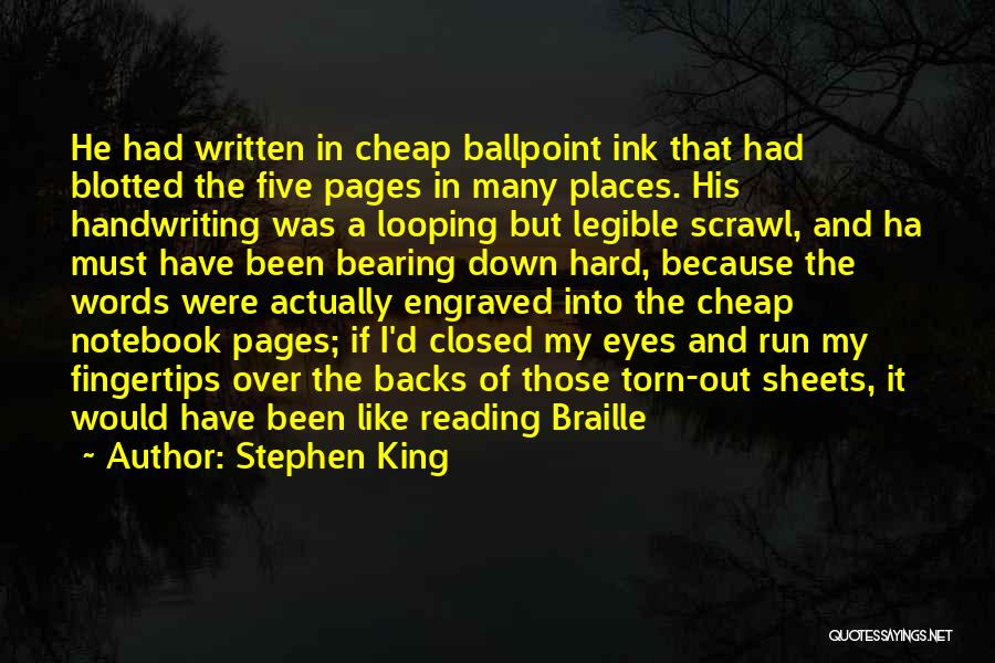 Words Are Cheap Quotes By Stephen King