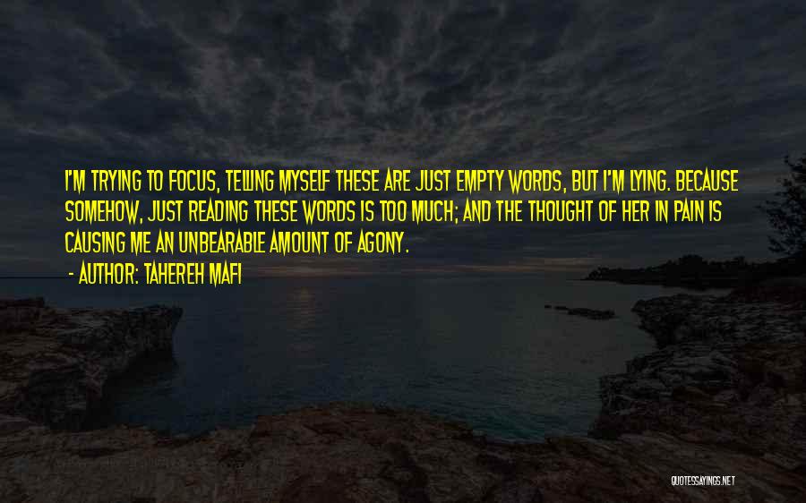 Words Are Empty Quotes By Tahereh Mafi