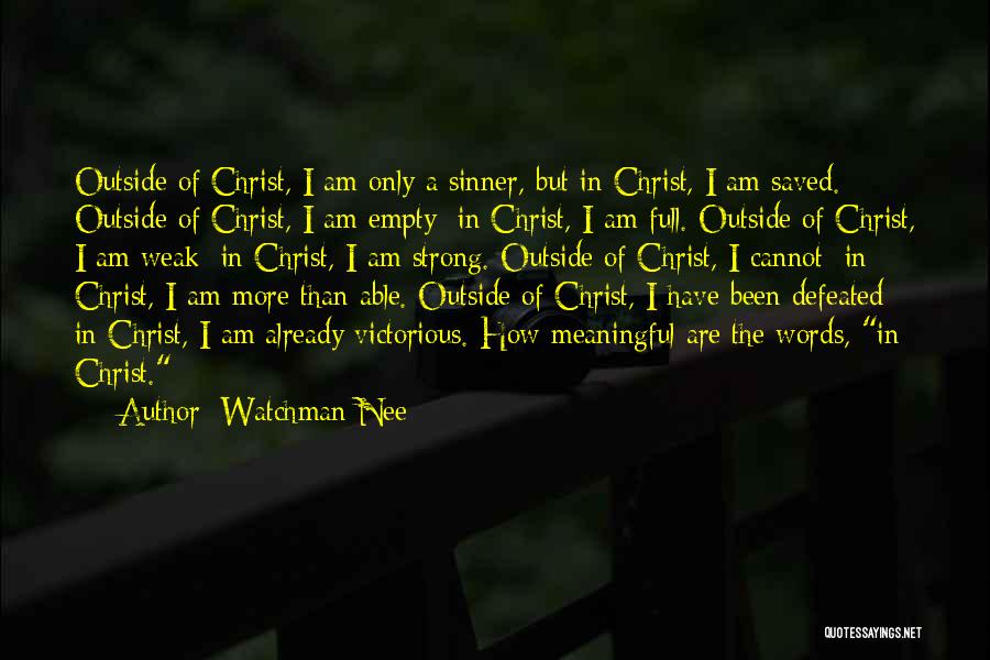 Words Are Empty Quotes By Watchman Nee